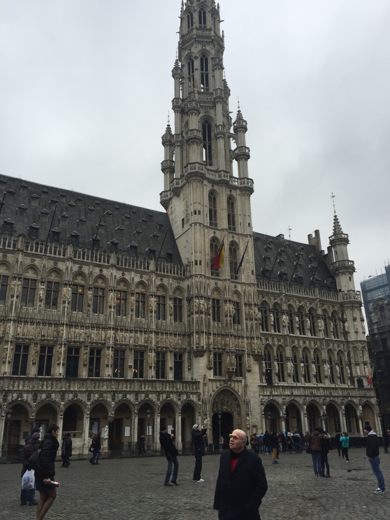 A picture of Grand Place on  this gloomy Friday